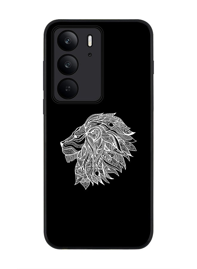 For Realme C75x / C75 4G Case,Slim fit Camera Protection, Shockproof Thin Phone cover  - Lion Abstract